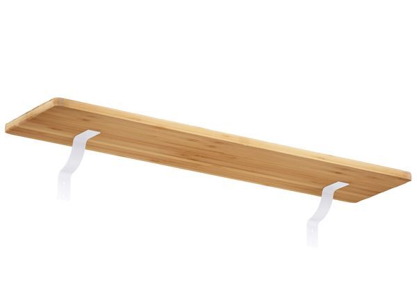 Produktbild Regalträger Rico, weiß mit Feinstruktur kstbe. RAL 9016, 180x180x45 mm bild 2