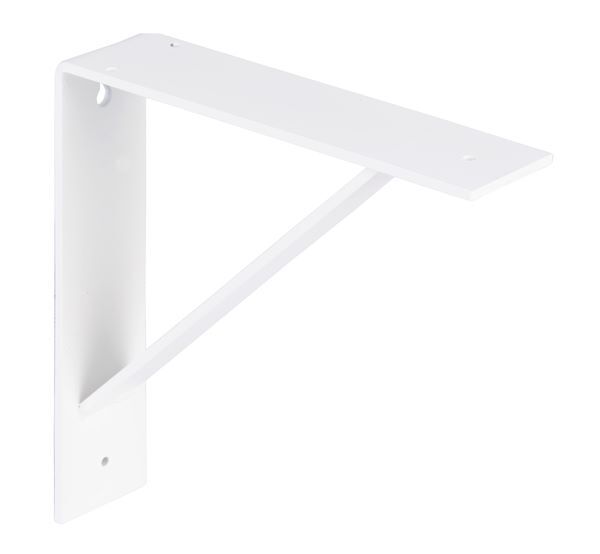 Produktbild Alberts Regalträger 205x205x50 mm Sam weiß mit Feinstruktur RAL 9016
