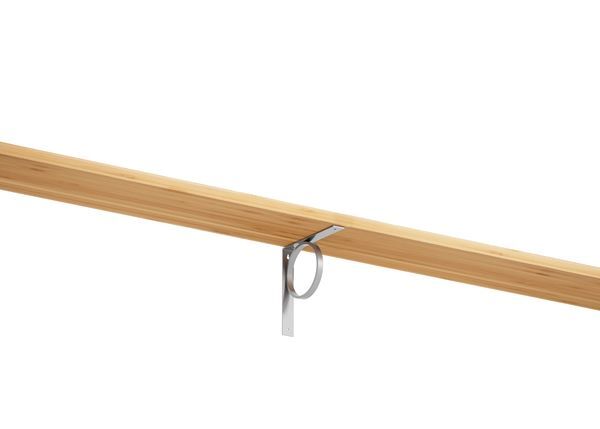 Produktbild Regalträger Tom, weißaluminium glänzend kstbe. RAL 9006, 205x205x30 mm bild 3