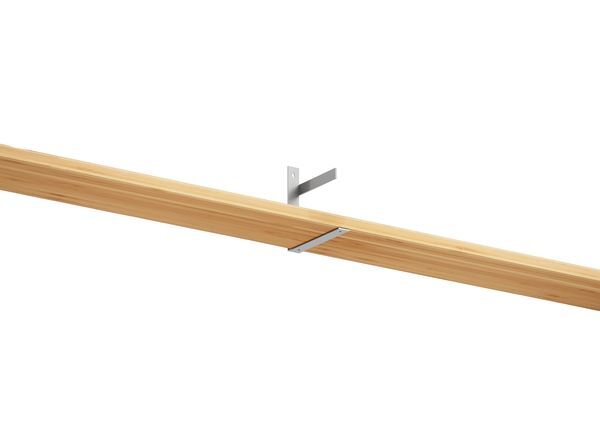 Produktbild Regalträger Uma, rechts,weißaluminium glänzend kstbe. RAL 9006,205x205x30 mm bild 3