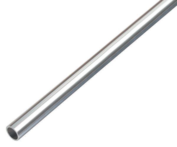 Alberts Rundrohr Alu chromdesign 2000 x 10 x 1 mm Produktbild Alberts Rundrohr Alu chromdesign 2000 x 10 x 1 mm