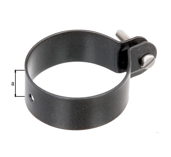 Alberts Schelle anthrazit metallic zur Befestigung von Streben an Pfosten 60 mm Produktbild Alberts Schelle anthrazit metallic zur Befestigung von Streben an Pfosten 60 mm bild 2