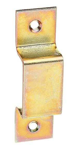 Alberts Schlaufe galvanisch gelb verzinkt Gesamtlänge 25x8mm Produktbild Alberts Schlaufe galvanisch gelb verzinkt Gesamtlänge 25x8mm