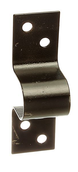 Alberts Schlaufe Stahl schwarz kunststoffbeschichtet gesamt LxB 69x18 mm Produktbild Alberts Schlaufe Stahl schwarz kunststoffbeschichtet gesamt LxB 69x18 mm