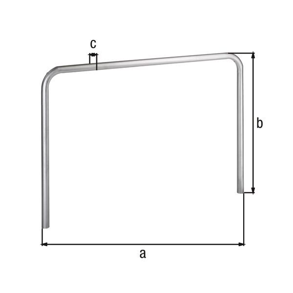Alberts Schutzbügel Ratio zum Einbetonieren 2500x1000mm Rahmen 48mm Produktbild Alberts Schutzbügel Ratio zum Einbetonieren 2500x1000mm Rahmen 48mm bild 3