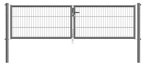 Alberts Stabgitter Doppeltor Garden in anthrazit 2988 x 750 mm Produktbild Alberts Stabgitter Doppeltor Garden in anthrazit 2988 x 750 mm