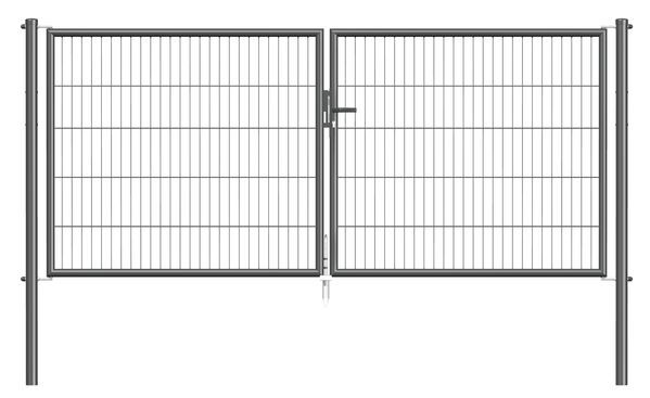 Alberts Stabgitter Doppeltor Garden in anthrazit 2988 x 1250 mm Produktbild Alberts Stabgitter Doppeltor Garden in anthrazit 2988 x 1250 mm