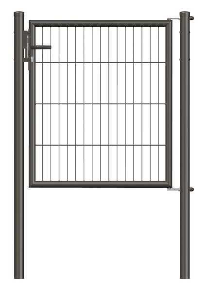 Alberts Stabgitter Einzeltor Garden in anthrazit 1000 x 750 mm Produktbild Alberts Stabgitter Einzeltor Garden in anthrazit 1000 x 750 mm