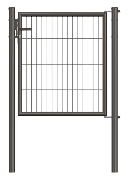Alberts Stabgitter Einzeltor Garden in anthrazit 1000 x 1250 mm Produktbild Alberts Stabgitter Einzeltor Garden in anthrazit 1000 x 1250 mm