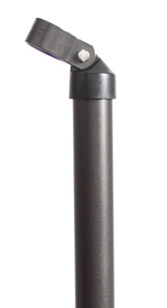 Alberts Strebe zinkphosphatiert anthrazit 1150 x 34 mm Schelle 38 mm Produktbild Alberts Strebe zinkphosphatiert anthrazit 1150 x 34 mm Schelle 38 mm