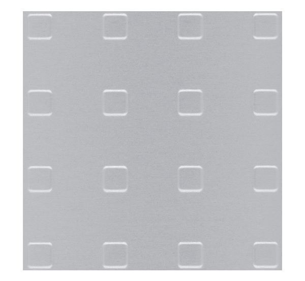 Alberts Strukturblech Quadratprägung Alu silber eloxiert 200 x 1000 x 1 mm Produktbild Alberts Strukturblech Quadratprägung Alu silber eloxiert 200 x 1000 x 1 mm bild 2