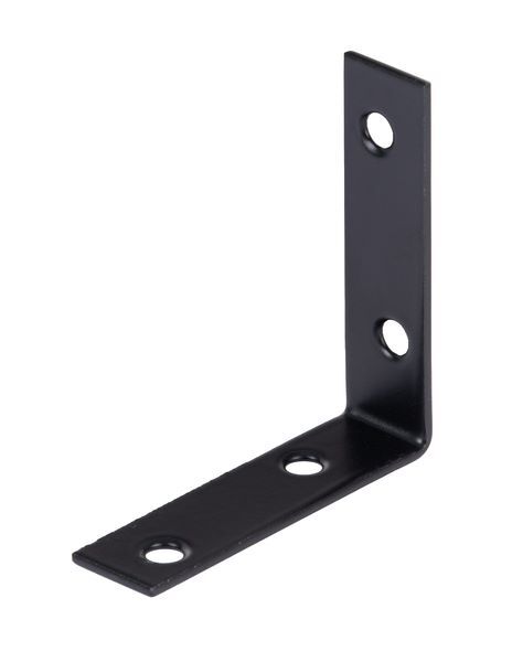 Produktbild Alberts Stuhlwinkel verzinkt schwarz TxHxB 60x60x16 mm