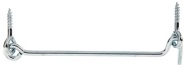 Alberts Sturmhaken mit Öse zum Einschrauben galvanisch blau verzinkt Länge 157mm Alberts Sturmhaken mit Öse zum Einschrauben galvanisch blau verzinkt Länge 157mm