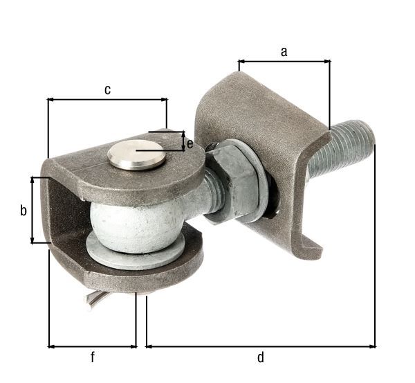 Alberts Torband für 180 Grad Öffnung mit Gewinde M24 Produktbild Alberts Torband für 180 Grad Öffnung mit Gewinde M24 bild 2