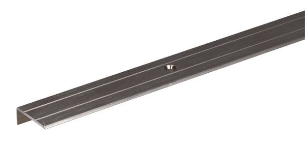 Alberts Treppenkanten Schutzprofil gebohrt Alu edelstahl elox 1000 x 24,5 x 20 x 1,5 mm Produktbild Alberts Treppenkanten Schutzprofil gebohrt Alu edelstahl elox 1000 x 24,5 x 20 x 1,5 mm