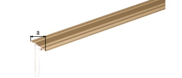 Alberts Übergangsprofil Alu sand eloxiert 900 x 32 x 1,5 mm für Beläge 0-20mm Alberts Übergangsprofil Alu sand eloxiert 900 x 32 x 1,5 mm für Beläge 0-20mm