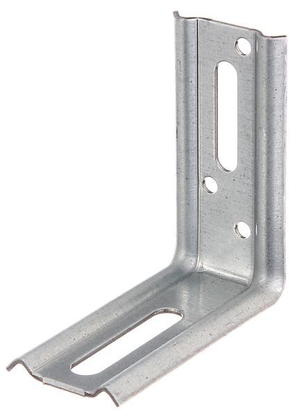 Alberts Verstellwinkel 90 Grad geprägt mit Langloch sendzimirverzinkt 70x70x30 mm Produktbild Alberts Verstellwinkel 90 Grad geprägt mit Langloch sendzimirverzinkt 70x70x30 mm