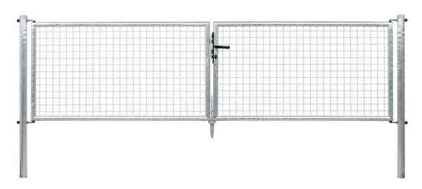 Alberts Wellengitter Doppeltor feuerverzinkt Mitte zu Mitte Pfosten 2988mm Höhe 750mm Alberts Wellengitter Doppeltor feuerverzinkt Mitte zu Mitte Pfosten 2988mm Höhe 750mm