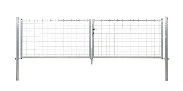 Alberts Wellengitter Doppeltor feuerverzinkt Mitte zu Mitte Pfosten 2988mm Höhe 750mm Alberts Wellengitter Doppeltor feuerverzinkt Mitte zu Mitte Pfosten 2988mm Höhe 750mm