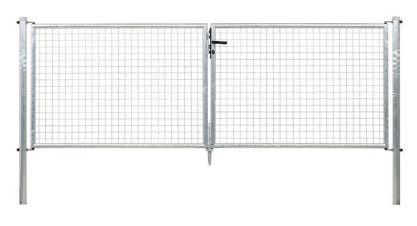 Alberts Wellengitter Doppeltor feuerverzinkt Mitte zu Mitte Pfosten 2988mm Höhe 1000mm Produktbild Alberts Wellengitter Doppeltor feuerverzinkt Mitte zu Mitte Pfosten 2988mm Höhe 1000mm