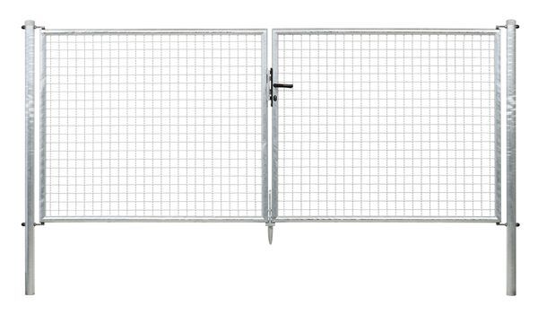 Alberts Wellengitter Doppeltor feuerverzinkt Mitte zu Mitte Pfosten 2988mm Höhe 1250mm Produktbild Alberts Wellengitter Doppeltor feuerverzinkt Mitte zu Mitte Pfosten 2988mm Höhe 1250mm