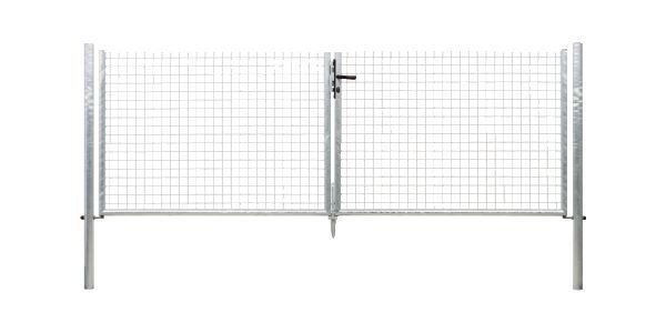 Alberts Wellengitter Doppeltor feuerverzinkt Mitte zu Mitte Pfosten 2988mm Höhe 1500mm Produktbild Alberts Wellengitter Doppeltor feuerverzinkt Mitte zu Mitte Pfosten 2988mm Höhe 1500mm bild 2