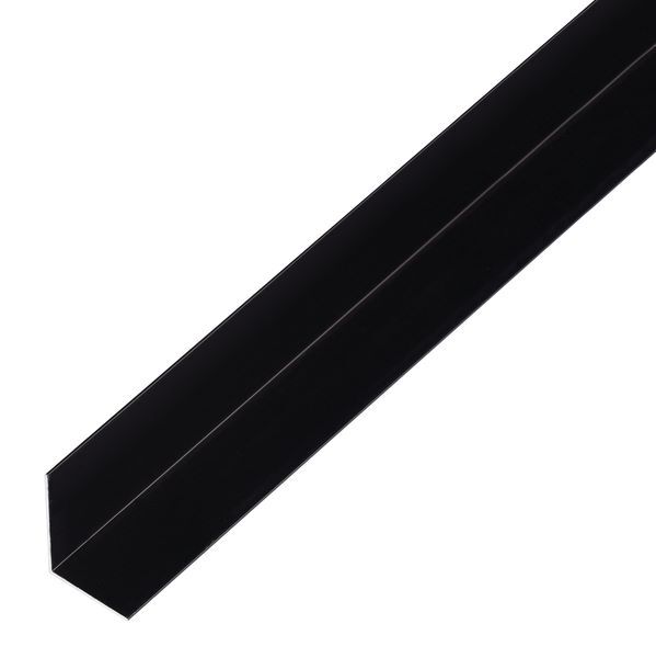 Alberts Winkelprofil gleichschenklig Alu schwarz LxBxHxS 2000 x 25 x 25 x 1 mm Produktbild Alberts Winkelprofil gleichschenklig Alu schwarz LxBxHxS 2000 x 25 x 25 x 1 mm