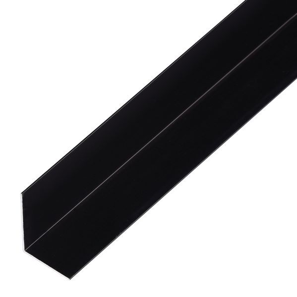 Alberts Winkelprofil gleichschenklig Alu schwarz LxBxHxS 2000 x 30 x 30 x 1,3 mm Produktbild Alberts Winkelprofil gleichschenklig Alu schwarz LxBxHxS 2000 x 30 x 30 x 1,3 mm