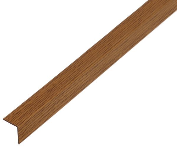 Alberts Winkelprofil gleichschenk PVC Dekor Eiche dunkel 1000 x 20 x 20 x 1,5 mm Produktbild Alberts Winkelprofil gleichschenk PVC Dekor Eiche dunkel 1000 x 20 x 20 x 1,5 mm