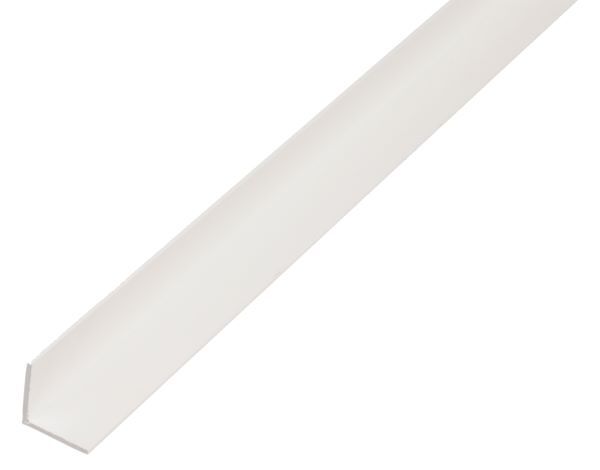 Alberts Winkelprofil PVC gleichschenklig weiß 2600 x 15 x 15 x 1,2 mm Produktbild Alberts Winkelprofil PVC gleichschenklig weiß 2600 x 15 x 15 x 1,2 mm