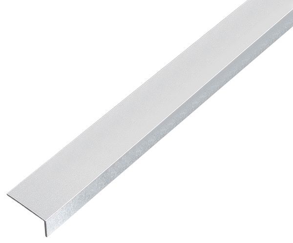 Alberts Winkelprofil selbstkl ungleichschenklig Alu kugelgestrahlt silber 1000x20x10x1mm Produktbild Alberts Winkelprofil selbstkl ungleichschenklig Alu kugelgestrahlt silber 1000x20x10x1mm