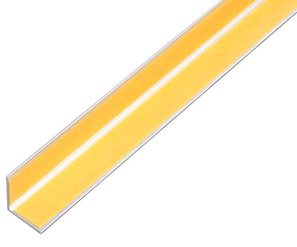 Alberts Winkelprofil selbstklebend gleichschenk Alu edelstahldesign hell 2000x10x10x1 mm Produktbild Alberts Winkelprofil selbstklebend gleichschenk Alu edelstahldesign hell 2000x10x10x1 mm bild 2