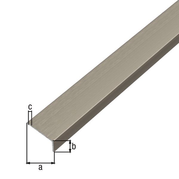 Alberts Winkelprofil selbstklebend ungleichschenklig Alu edelstahldesign 1000x20x10x1 mm Alberts Winkelprofil selbstklebend ungleichschenklig Alu edelstahldesign 1000x20x10x1 mm