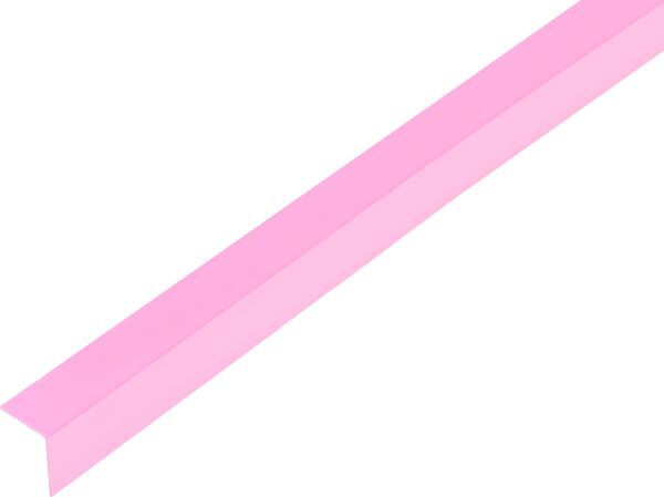 Alberts Winkelprofil selbstklebend PVC pink 2600 x 20 x 20 x 1,5 mm Produktbild Alberts Winkelprofil selbstklebend PVC pink 2600 x 20 x 20 x 1,5 mm