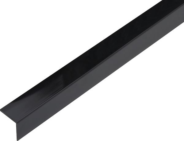 Alberts Winkelprofil selbstklebend PVC schwarz glänzend 1000 x 20 x 20 x 1,5 mm Produktbild Alberts Winkelprofil selbstklebend PVC schwarz glänzend 1000 x 20 x 20 x 1,5 mm
