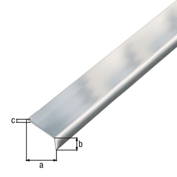 Alberts Winkelprofil selbstkleb ungleichschenk Alu chromdesign 1000 x 20 x 10 x 1 mm Produktbild Alberts Winkelprofil selbstkleb ungleichschenk Alu chromdesign 1000 x 20 x 10 x 1 mm bild 3