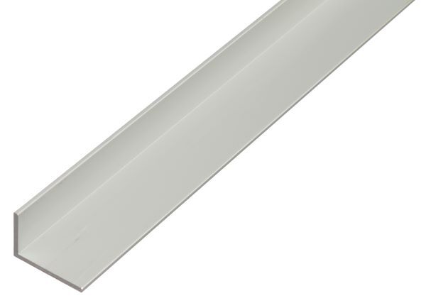 Alberts Winkelprofil ungleichschenklig Alu silber eloxiert 2600 x 60 x 25 x 2 mm Produktbild Alberts Winkelprofil ungleichschenklig Alu silber eloxiert 2600 x 60 x 25 x 2 mm