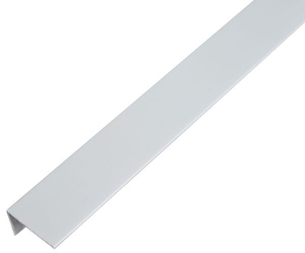Alberts Winkelprofil PVC ungleichschenklig alugrau 1000 x 25 x 15 x 1 mm Produktbild Alberts Winkelprofil PVC ungleichschenklig alugrau 1000 x 25 x 15 x 1 mm