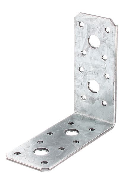 Alberts Winkelverbinder sendzimirverzinkt 90x90x40mm Pack mit 6 Stück Produktbild Alberts Winkelverbinder sendzimirverzinkt 90x90x40mm Pack mit 6 Stück