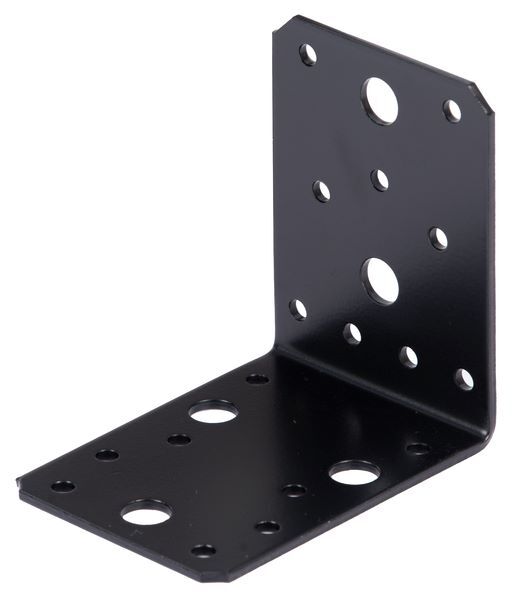 Produktbild Alberts Winkelverbinder verzinkt schwarz TxHxB 90x90x65 mm