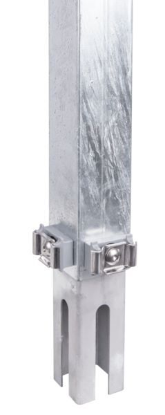 Alberts Zaunerhöhung Erhard feuerverzinkt 600mm x Pfosten 60x60mm Produktbild Alberts Zaunerhöhung Erhard feuerverzinkt 600mm x Pfosten 60x60mm