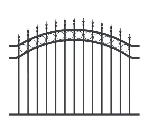 Alberts Zaunfeld Bordeaux Alu anthrazit lichte Maße 1600 x 1200 mm Produktbild Alberts Zaunfeld Bordeaux Alu anthrazit lichte Maße 1600 x 1200 mm bild 3