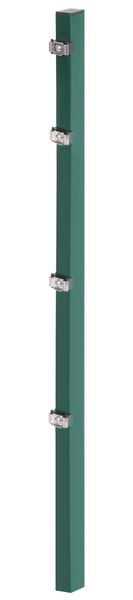 Alberts Zaunpfosten inklusive Klemmlasche RAL 6005 grün 60x40x1200 mm Alberts Zaunpfosten inklusive Klemmlasche RAL 6005 grün 60x40x1200 mm
