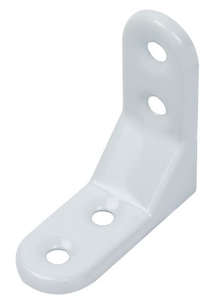 Alberts Zierwinkel geprägt weiß kunststoffbeschichtet 50x50x20mm Produktbild Alberts Zierwinkel geprägt weiß kunststoffbeschichtet 50x50x20mm