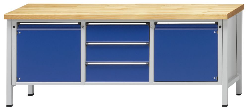 Anke Kastenwerkbank 2000 x 700 x 850 mm Modell 122V ZBP 50 mm Produktbild Anke Kastenwerkbank 2000 x 700 x 850 mm Modell 122V ZBP 50 mm