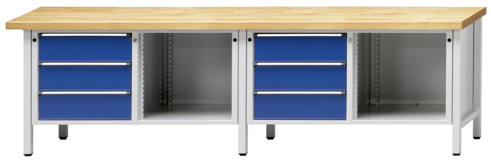 Anke Kastenwerkbank 2800 x 700 x 900 mm Modell 103V BMP 50 mm Produktbild Anke Kastenwerkbank 2800 x 700 x 900 mm Modell 103V BMP 50 mm
