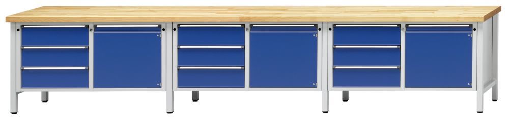 Anke Kastenwerkbank 4050 x 700 x 900 mm Modell 106V BMP 50 mm Produktbild Anke Kastenwerkbank 4050 x 700 x 900 mm Modell 106V BMP 50 mm