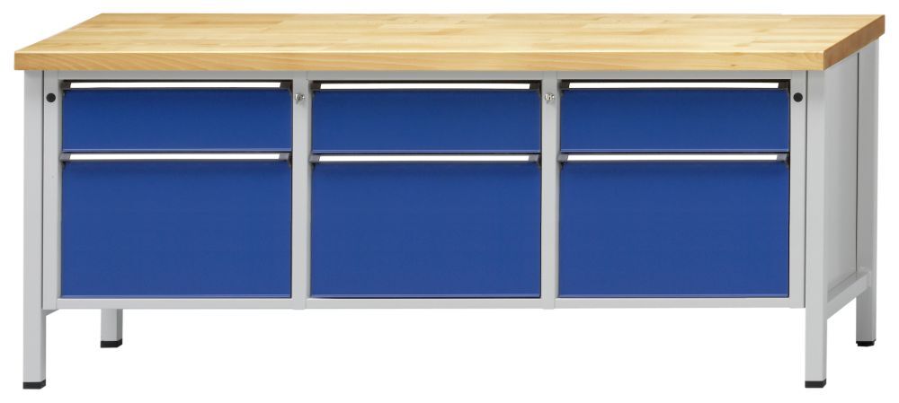 Anke Kastenwerkbank 2000 x 700 x 890 mm Modell 223V ZBP 40 mm Produktbild Anke Kastenwerkbank 2000 x 700 x 890 mm Modell 223V ZBP 40 mm