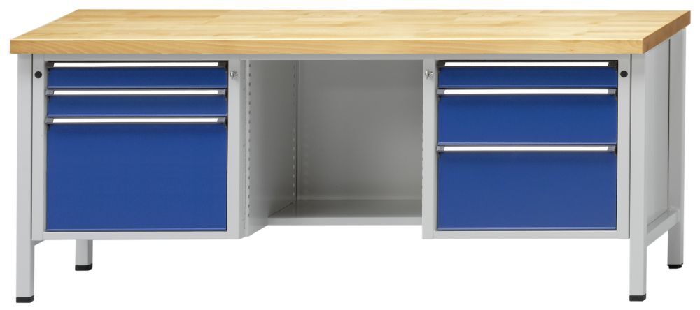 Anke Kastenwerkbank 2000 x 700 x 890 mm Modell 450V KSP 40 mm Produktbild Anke Kastenwerkbank 2000 x 700 x 890 mm Modell 450V KSP 40 mm