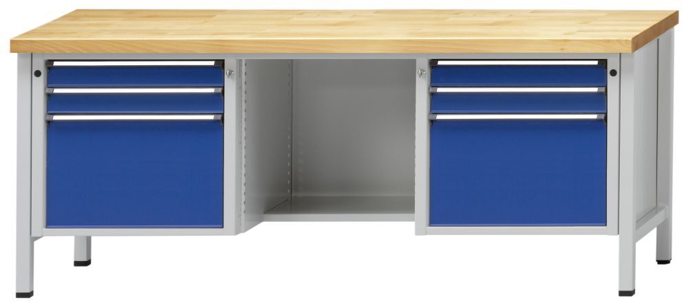 Anke Kastenwerkbank 2000 x 700 x 890 mm Modell 454V ZBP 40 mm Produktbild Anke Kastenwerkbank 2000 x 700 x 890 mm Modell 454V ZBP 40 mm